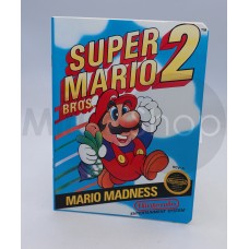 Nintendo Super Mario Bros 2 quaderno promozionale Mattel anni 80 a quadretti 